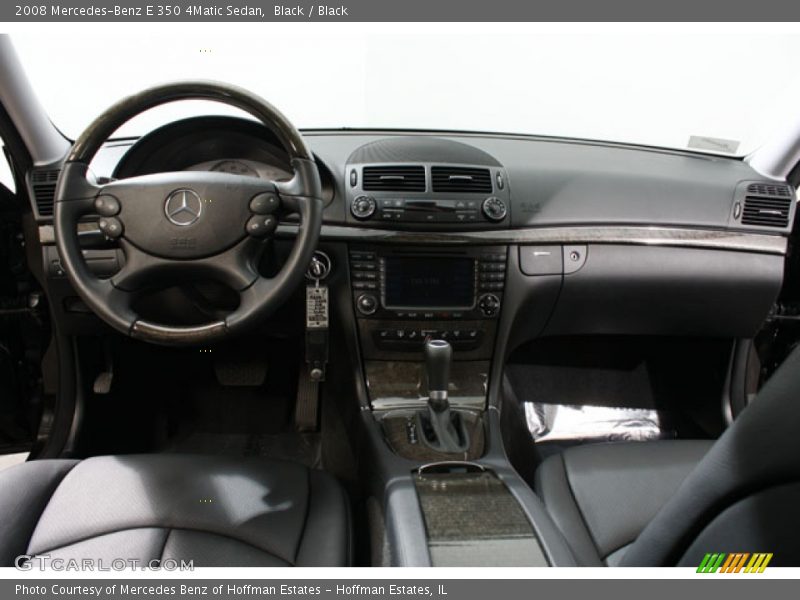 Black / Black 2008 Mercedes-Benz E 350 4Matic Sedan