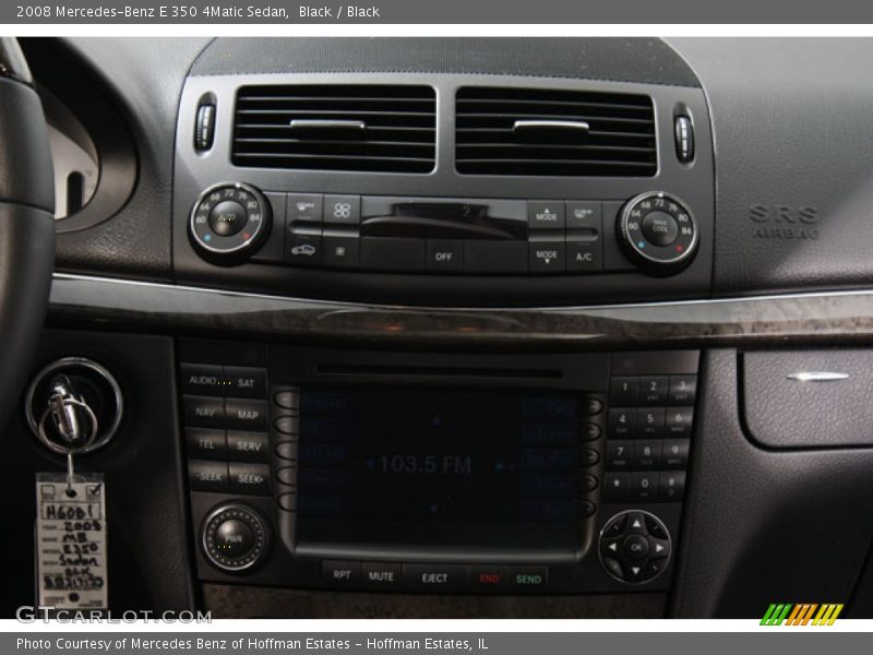 Black / Black 2008 Mercedes-Benz E 350 4Matic Sedan
