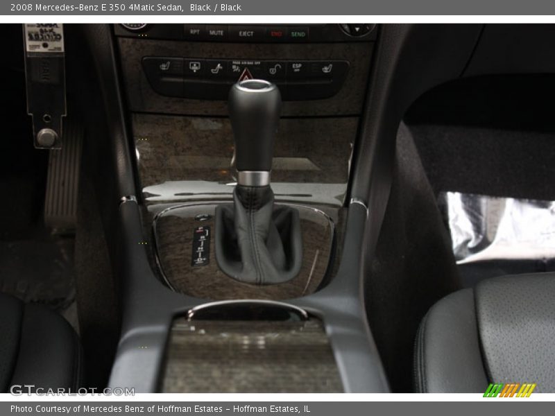 Black / Black 2008 Mercedes-Benz E 350 4Matic Sedan
