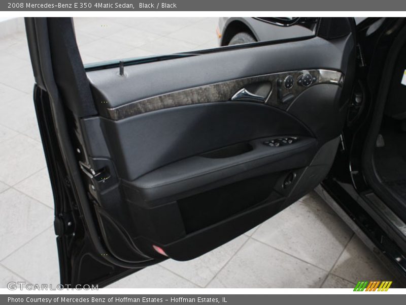 Black / Black 2008 Mercedes-Benz E 350 4Matic Sedan
