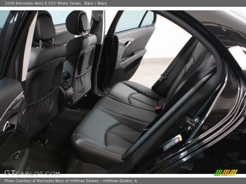 Black / Black 2008 Mercedes-Benz E 350 4Matic Sedan
