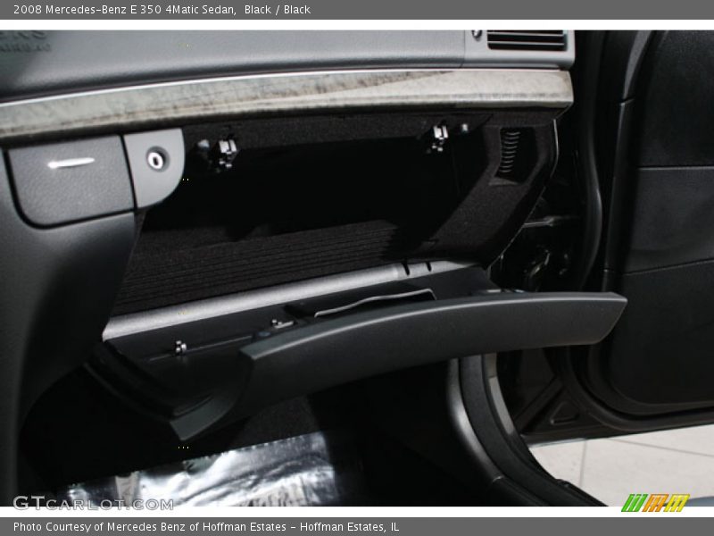 Black / Black 2008 Mercedes-Benz E 350 4Matic Sedan
