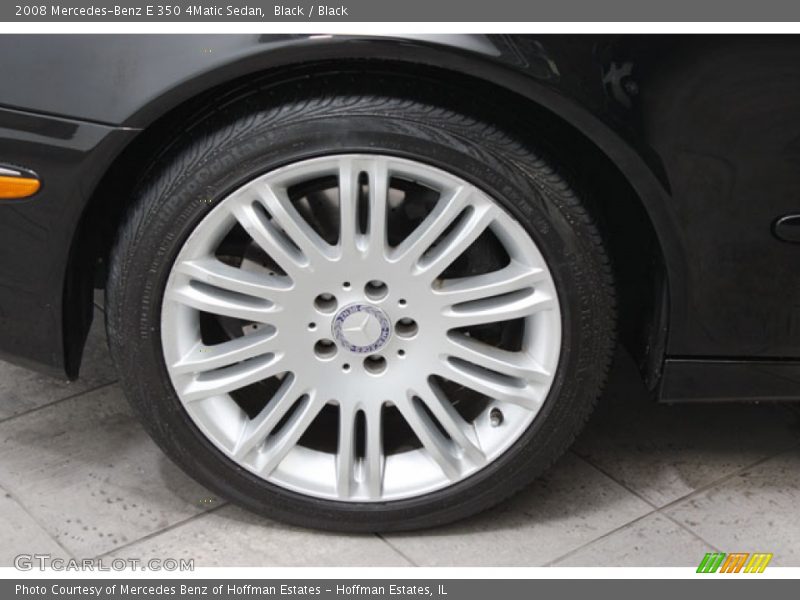 Black / Black 2008 Mercedes-Benz E 350 4Matic Sedan