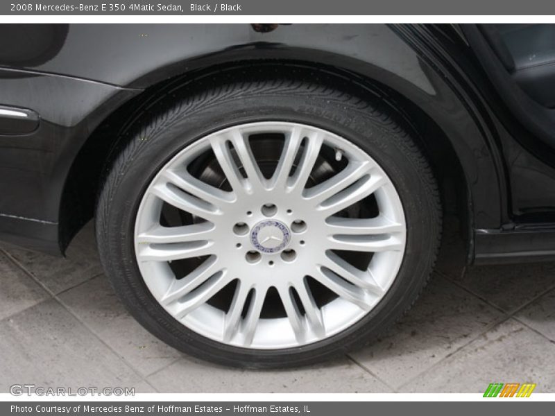 Black / Black 2008 Mercedes-Benz E 350 4Matic Sedan