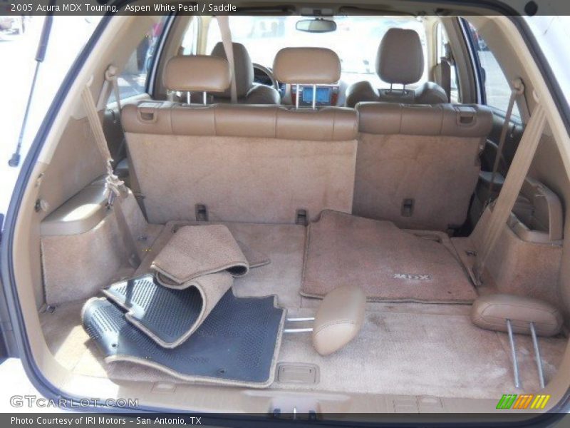 Aspen White Pearl / Saddle 2005 Acura MDX Touring