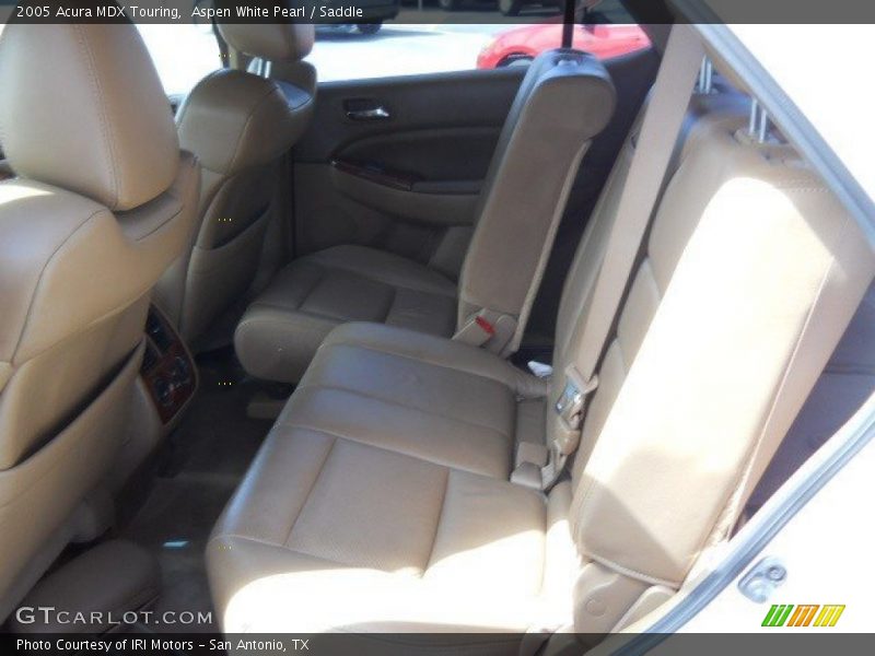Aspen White Pearl / Saddle 2005 Acura MDX Touring