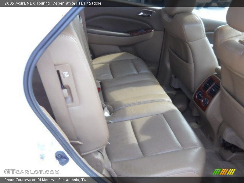 Aspen White Pearl / Saddle 2005 Acura MDX Touring