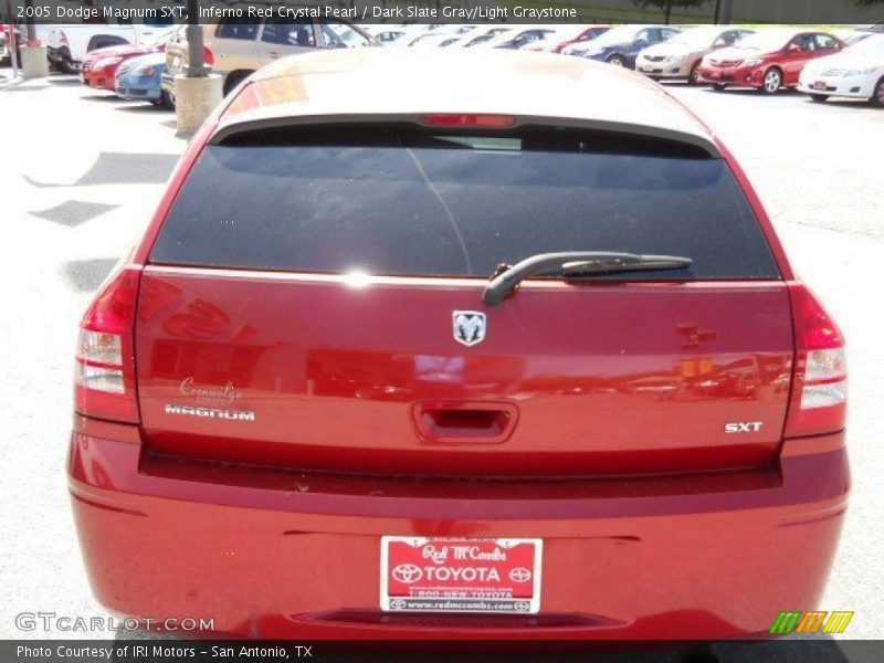 Inferno Red Crystal Pearl / Dark Slate Gray/Light Graystone 2005 Dodge Magnum SXT