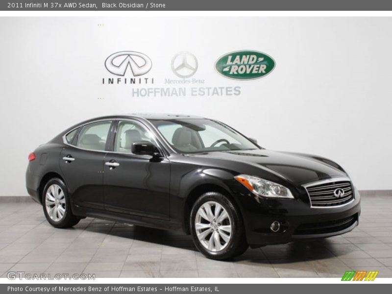 Black Obsidian / Stone 2011 Infiniti M 37x AWD Sedan