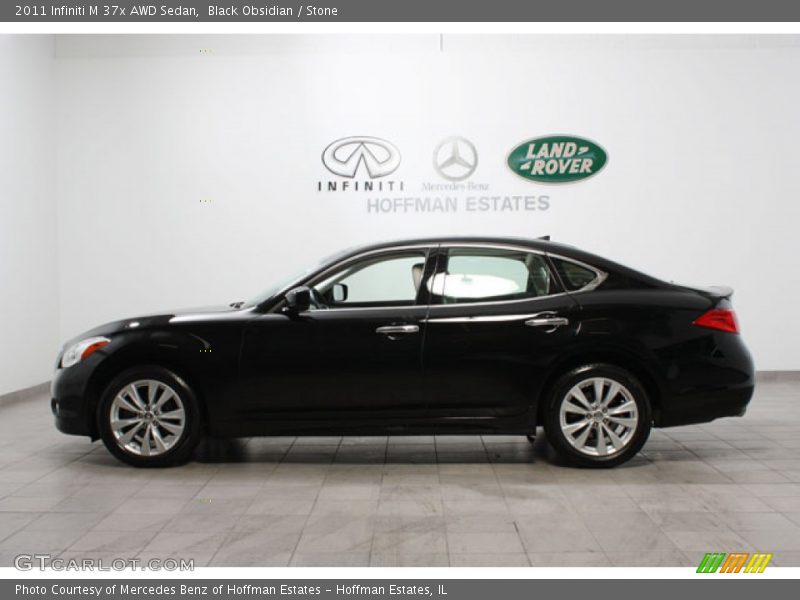 Black Obsidian / Stone 2011 Infiniti M 37x AWD Sedan