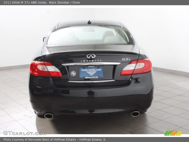 Black Obsidian / Stone 2011 Infiniti M 37x AWD Sedan