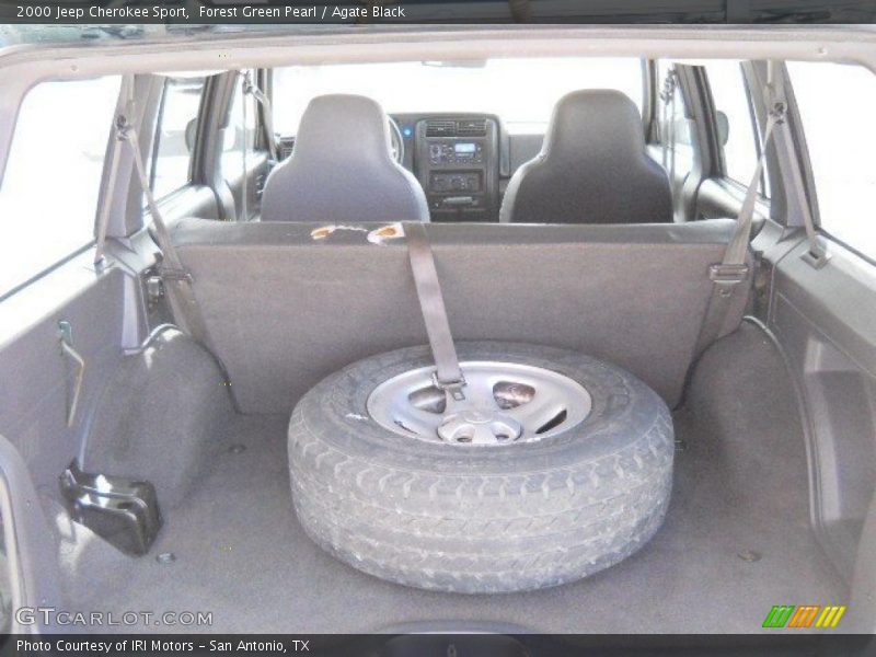Forest Green Pearl / Agate Black 2000 Jeep Cherokee Sport