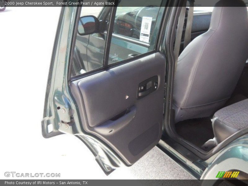 Forest Green Pearl / Agate Black 2000 Jeep Cherokee Sport