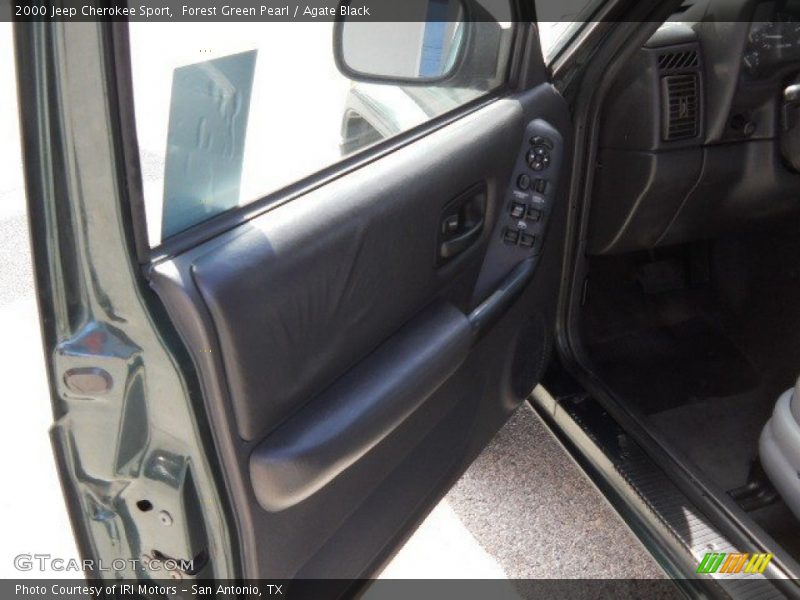 Forest Green Pearl / Agate Black 2000 Jeep Cherokee Sport