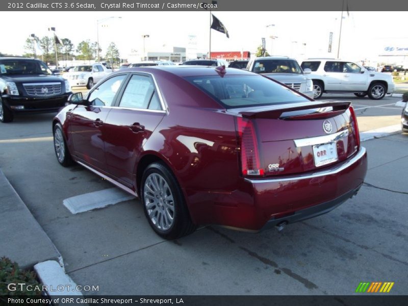 Crystal Red Tintcoat / Cashmere/Cocoa 2012 Cadillac CTS 3.6 Sedan