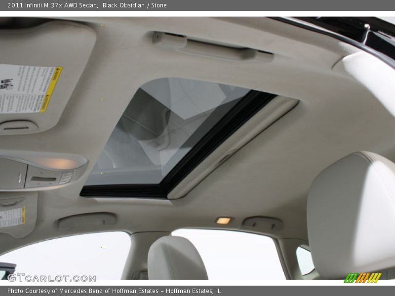 Black Obsidian / Stone 2011 Infiniti M 37x AWD Sedan