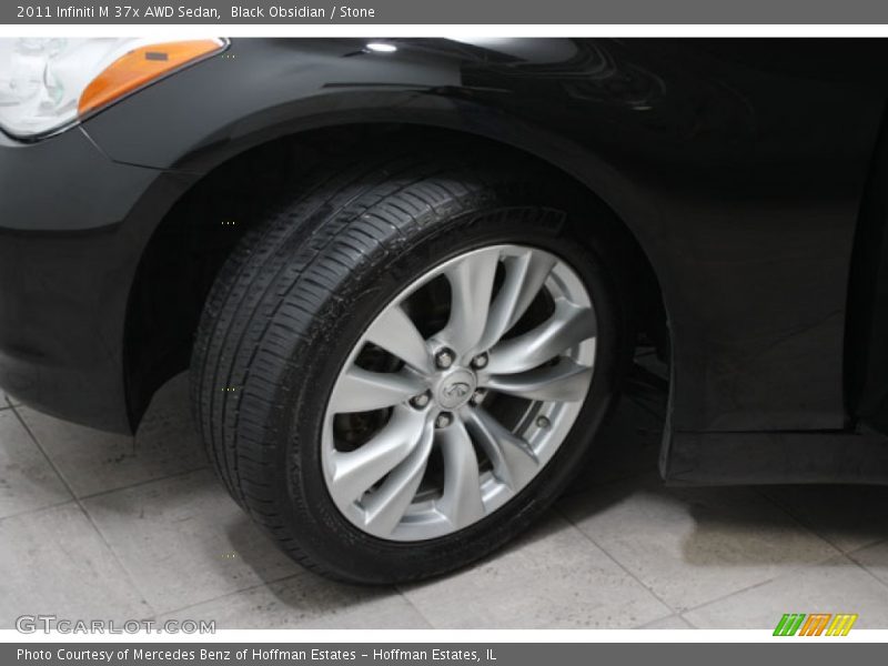 Black Obsidian / Stone 2011 Infiniti M 37x AWD Sedan