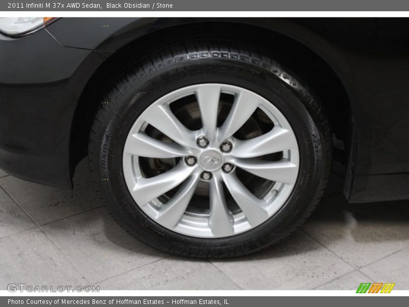 Black Obsidian / Stone 2011 Infiniti M 37x AWD Sedan