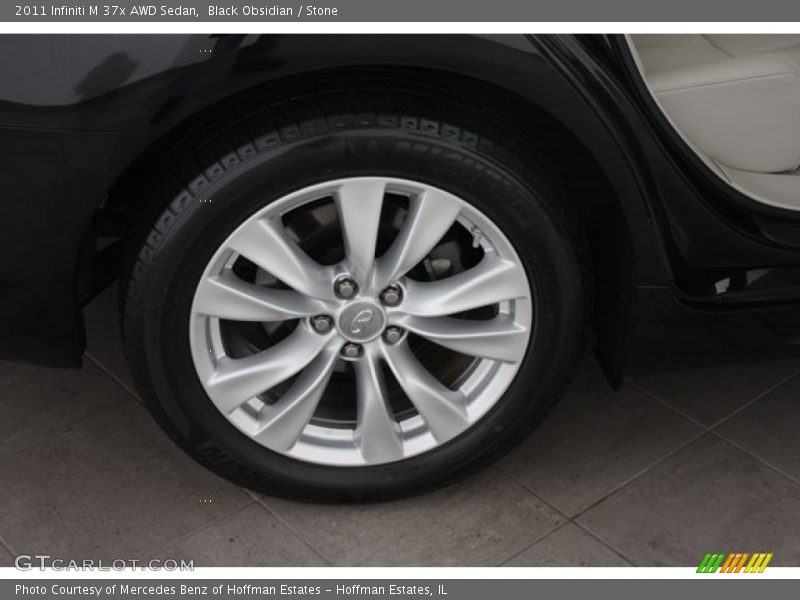 Black Obsidian / Stone 2011 Infiniti M 37x AWD Sedan