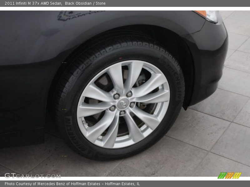Black Obsidian / Stone 2011 Infiniti M 37x AWD Sedan