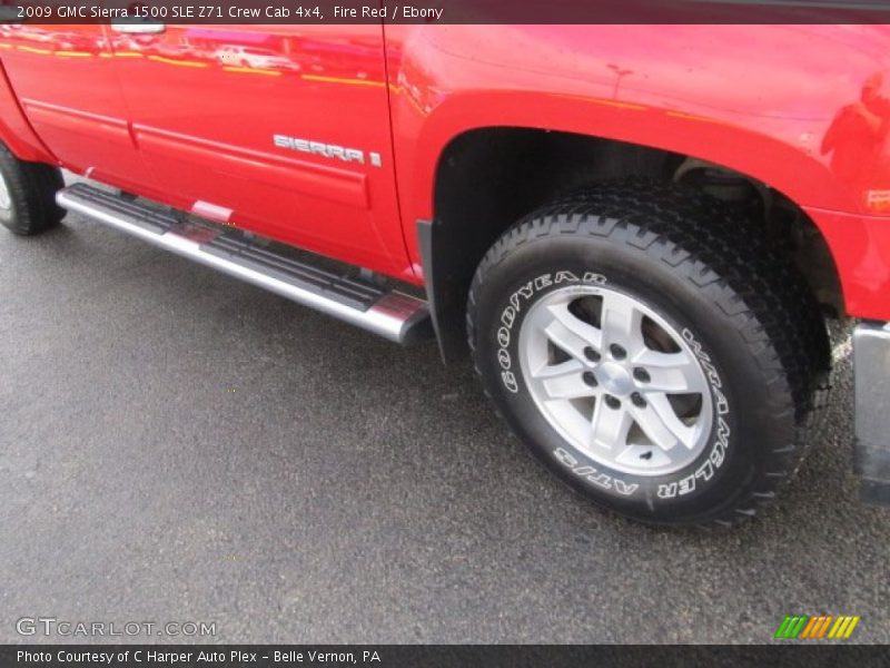 Fire Red / Ebony 2009 GMC Sierra 1500 SLE Z71 Crew Cab 4x4