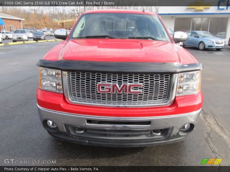 Fire Red / Ebony 2009 GMC Sierra 1500 SLE Z71 Crew Cab 4x4