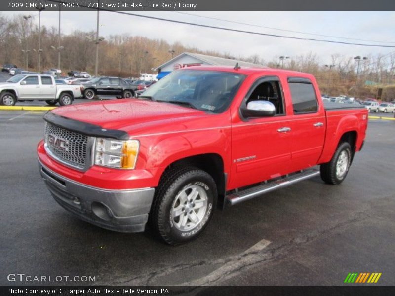 Fire Red / Ebony 2009 GMC Sierra 1500 SLE Z71 Crew Cab 4x4