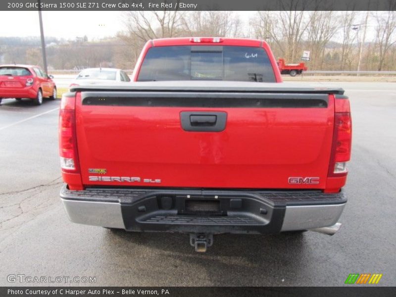 Fire Red / Ebony 2009 GMC Sierra 1500 SLE Z71 Crew Cab 4x4