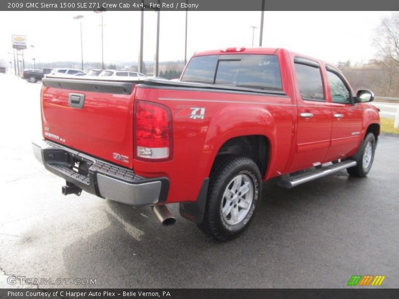 Fire Red / Ebony 2009 GMC Sierra 1500 SLE Z71 Crew Cab 4x4