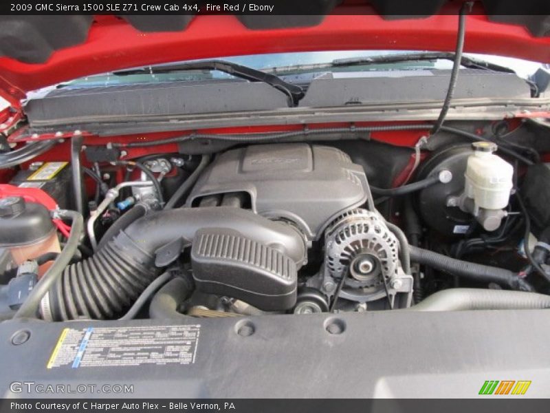 Fire Red / Ebony 2009 GMC Sierra 1500 SLE Z71 Crew Cab 4x4