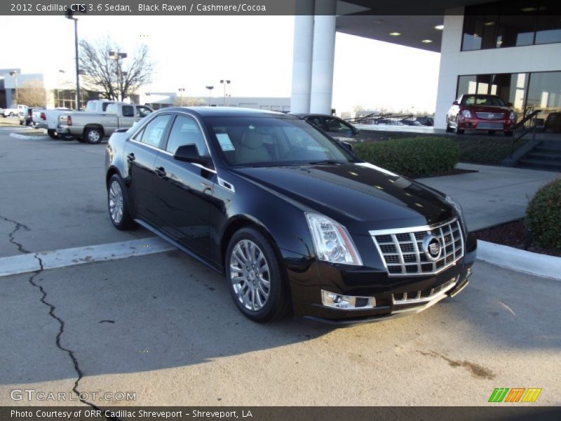 Black Raven / Cashmere/Cocoa 2012 Cadillac CTS 3.6 Sedan
