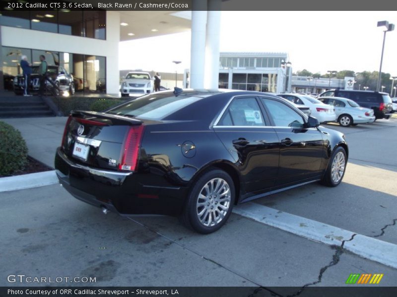 Black Raven / Cashmere/Cocoa 2012 Cadillac CTS 3.6 Sedan