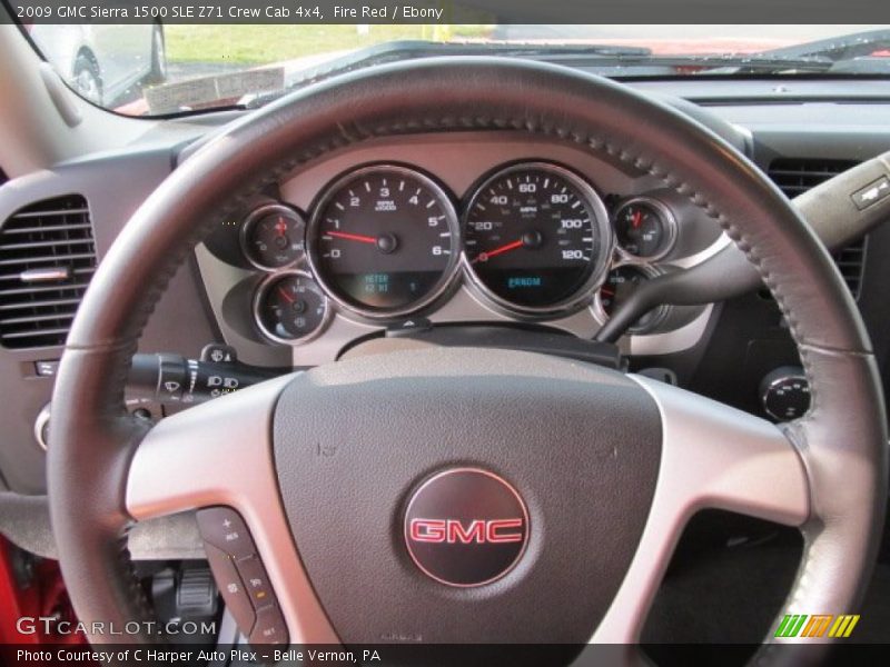 Fire Red / Ebony 2009 GMC Sierra 1500 SLE Z71 Crew Cab 4x4