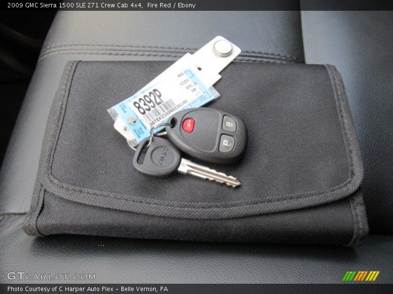 Fire Red / Ebony 2009 GMC Sierra 1500 SLE Z71 Crew Cab 4x4