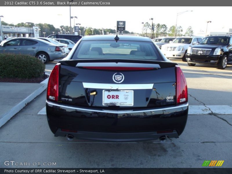 Black Raven / Cashmere/Cocoa 2012 Cadillac CTS 3.6 Sedan