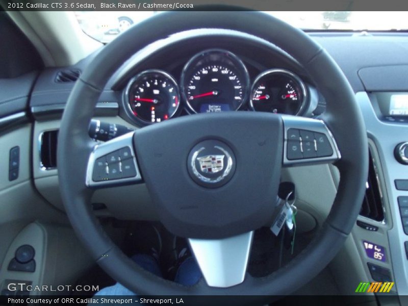 Black Raven / Cashmere/Cocoa 2012 Cadillac CTS 3.6 Sedan