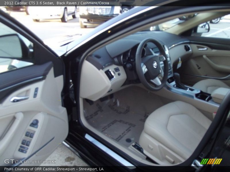 Black Raven / Cashmere/Cocoa 2012 Cadillac CTS 3.6 Sedan