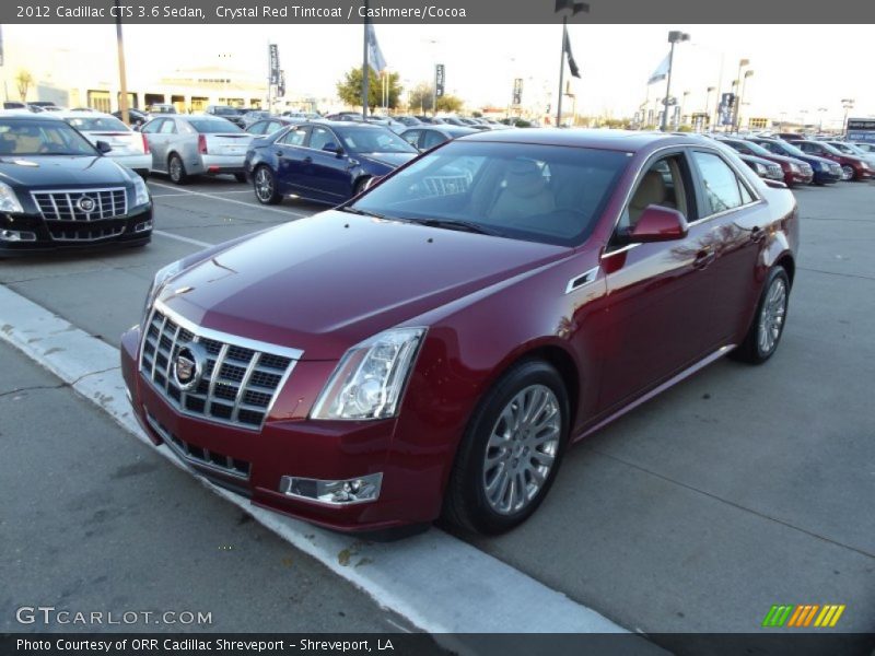 Crystal Red Tintcoat / Cashmere/Cocoa 2012 Cadillac CTS 3.6 Sedan