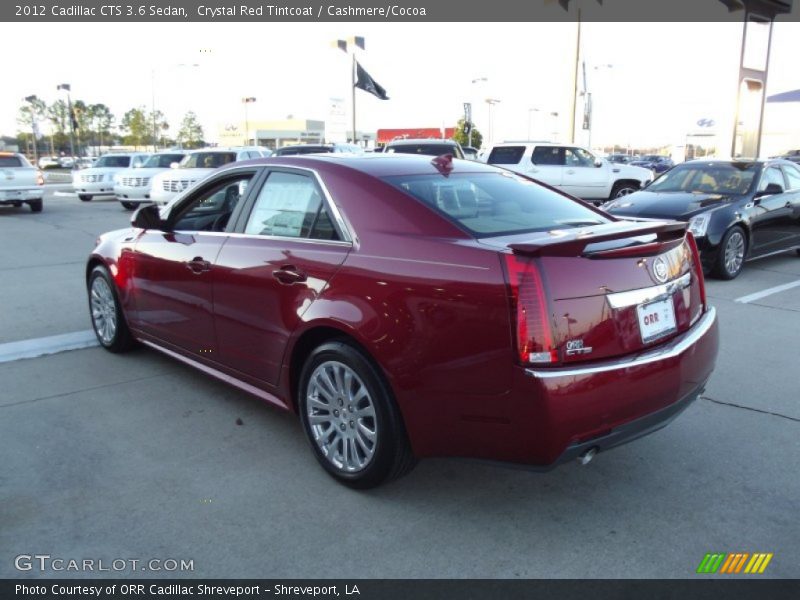 Crystal Red Tintcoat / Cashmere/Cocoa 2012 Cadillac CTS 3.6 Sedan