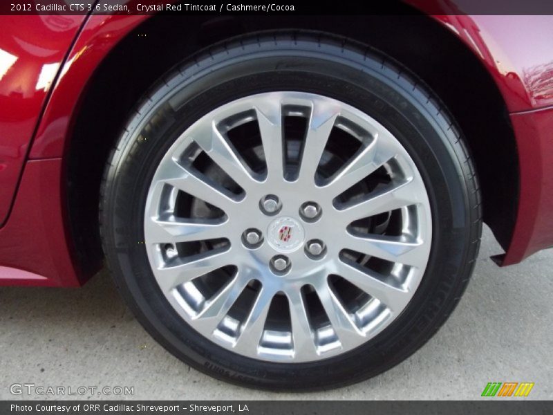 Crystal Red Tintcoat / Cashmere/Cocoa 2012 Cadillac CTS 3.6 Sedan