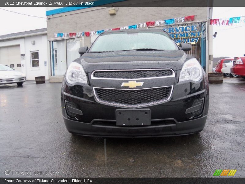 Black / Jet Black 2012 Chevrolet Equinox LS AWD