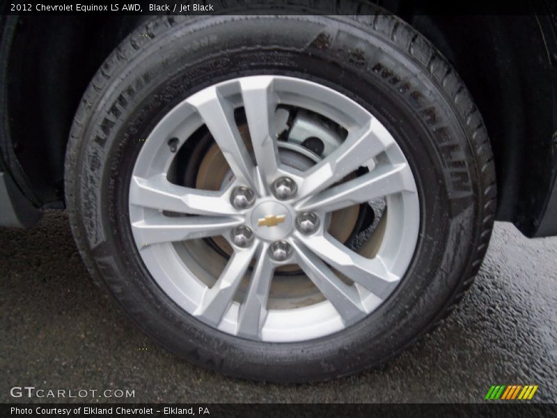 Black / Jet Black 2012 Chevrolet Equinox LS AWD