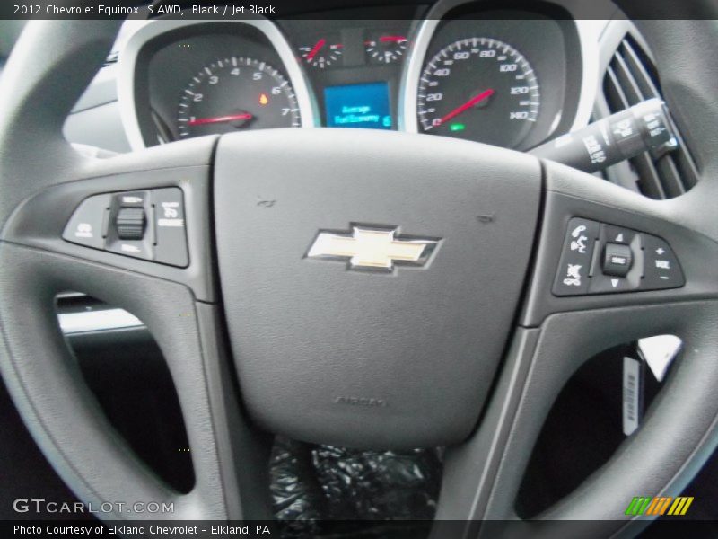 Black / Jet Black 2012 Chevrolet Equinox LS AWD