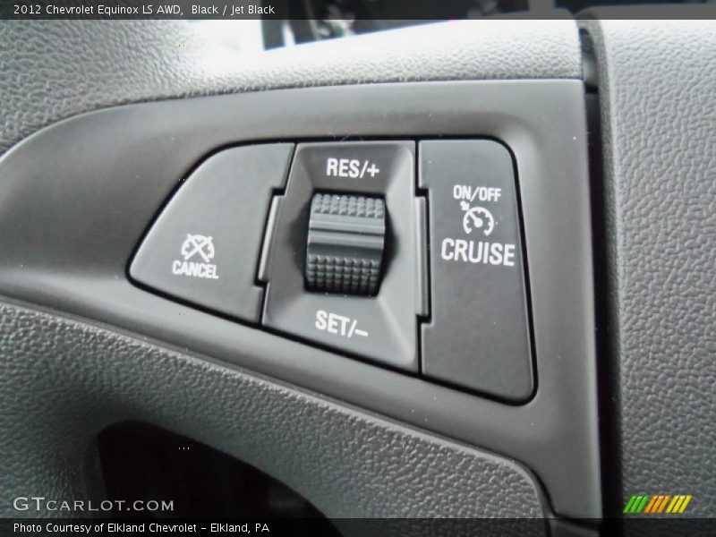 Black / Jet Black 2012 Chevrolet Equinox LS AWD