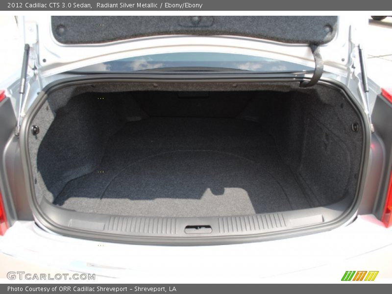 Radiant Silver Metallic / Ebony/Ebony 2012 Cadillac CTS 3.0 Sedan
