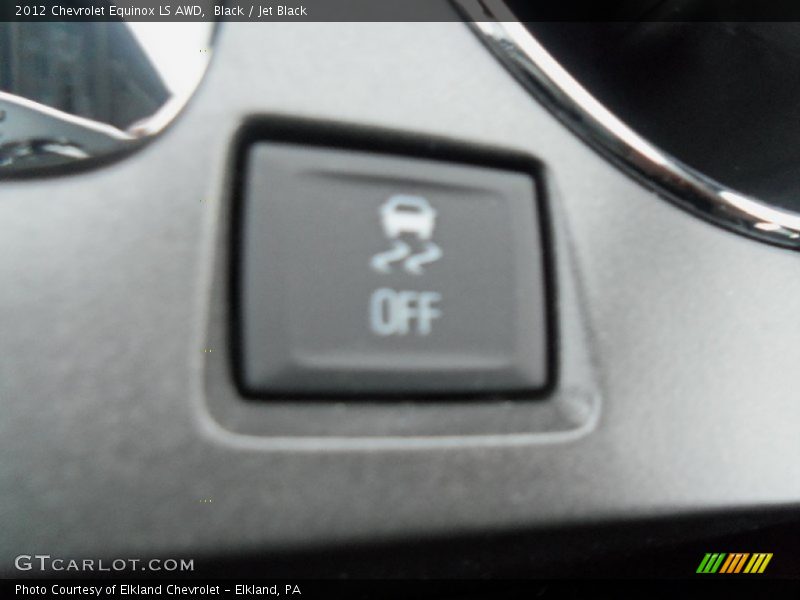 Black / Jet Black 2012 Chevrolet Equinox LS AWD