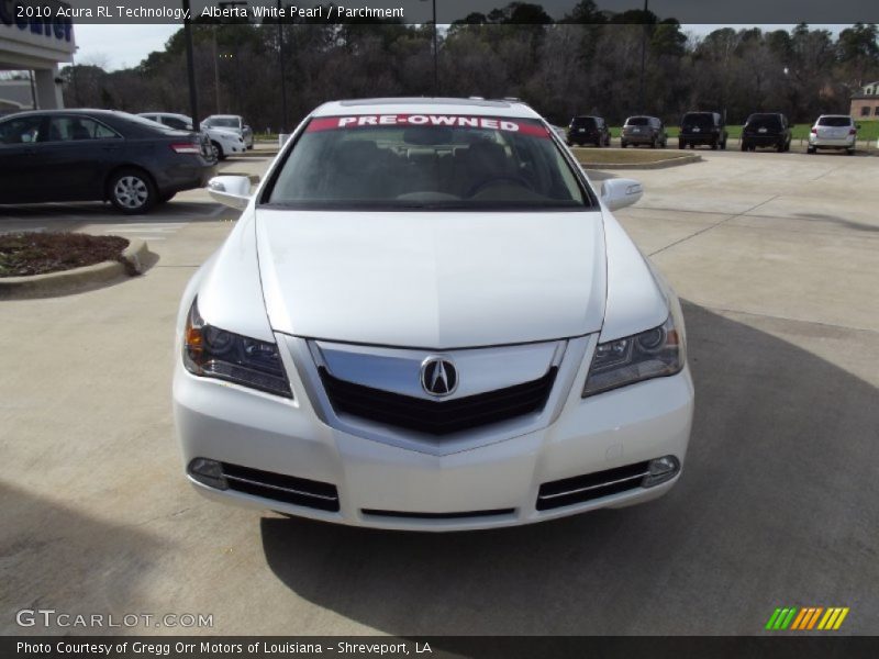 Alberta White Pearl / Parchment 2010 Acura RL Technology