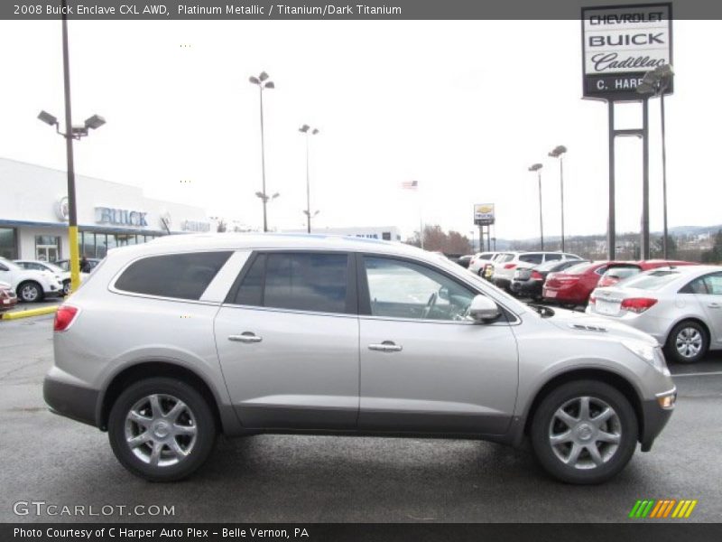 Platinum Metallic / Titanium/Dark Titanium 2008 Buick Enclave CXL AWD