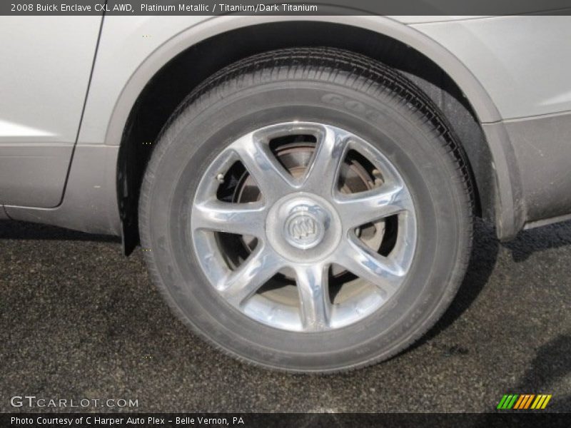 Platinum Metallic / Titanium/Dark Titanium 2008 Buick Enclave CXL AWD