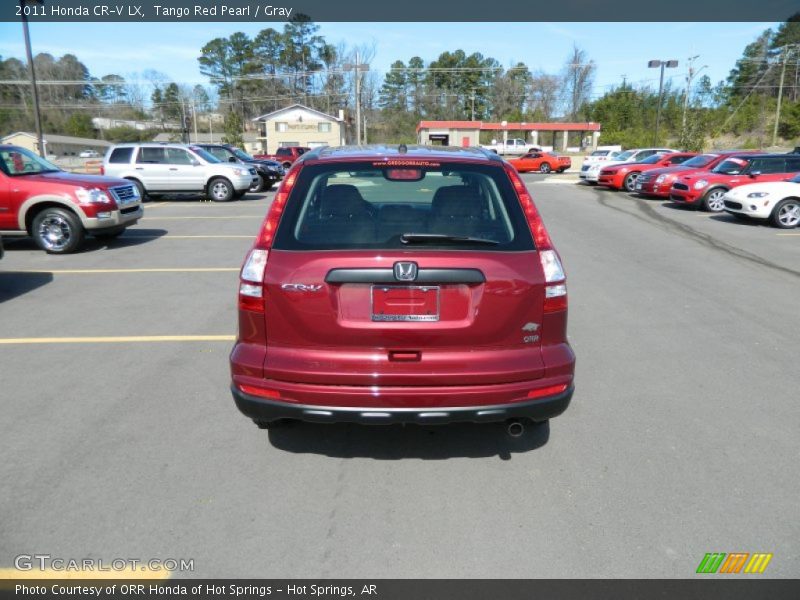 Tango Red Pearl / Gray 2011 Honda CR-V LX